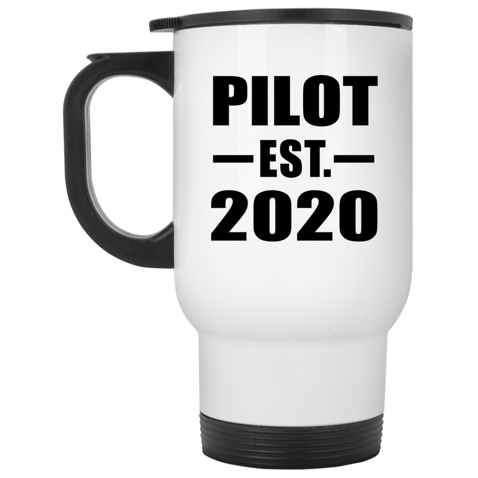 Pilot Established EST. 2020 - White Travel Mug