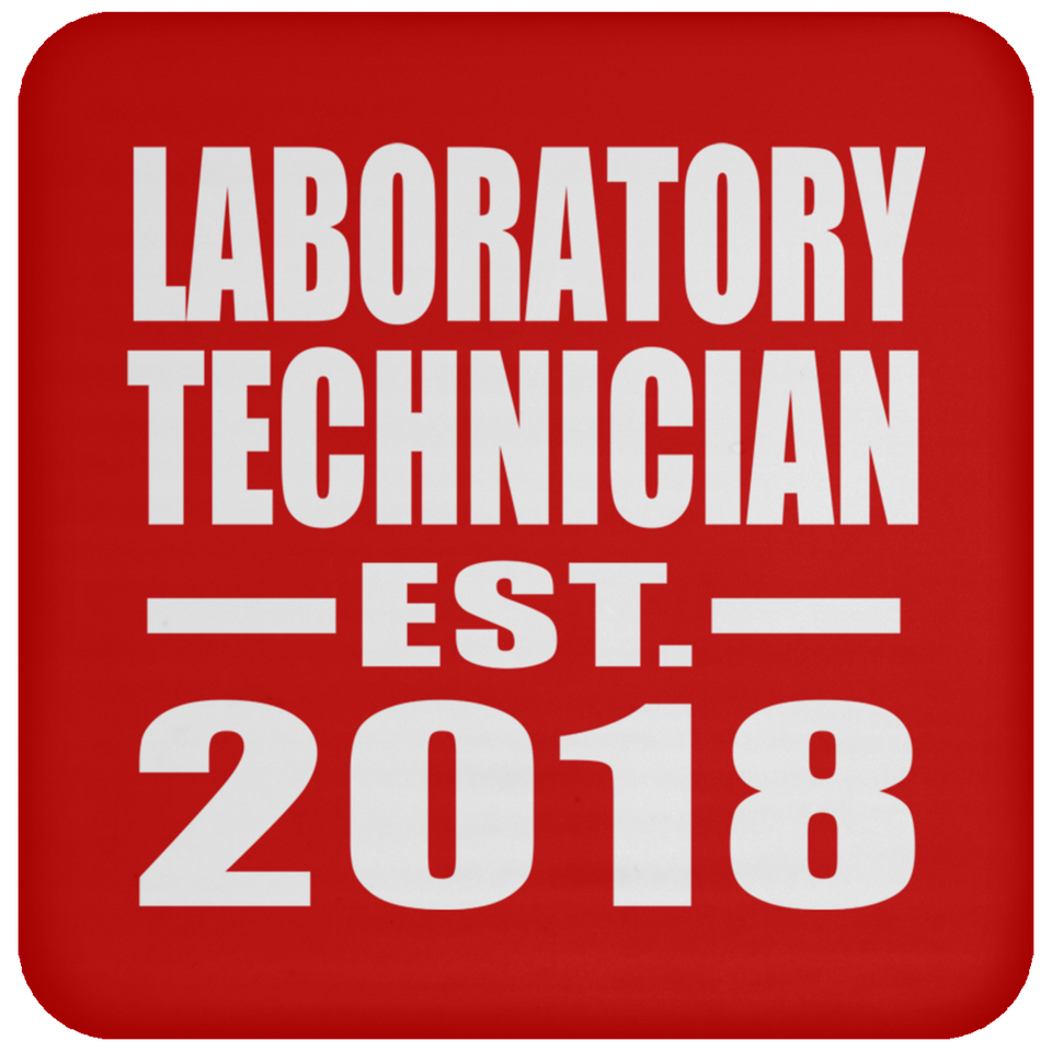 Laboratory Technician Established EST. 2018 - Drink Coaster