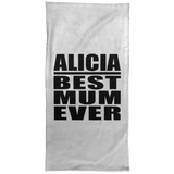 Alicia Best Mum Ever - Hand Towel