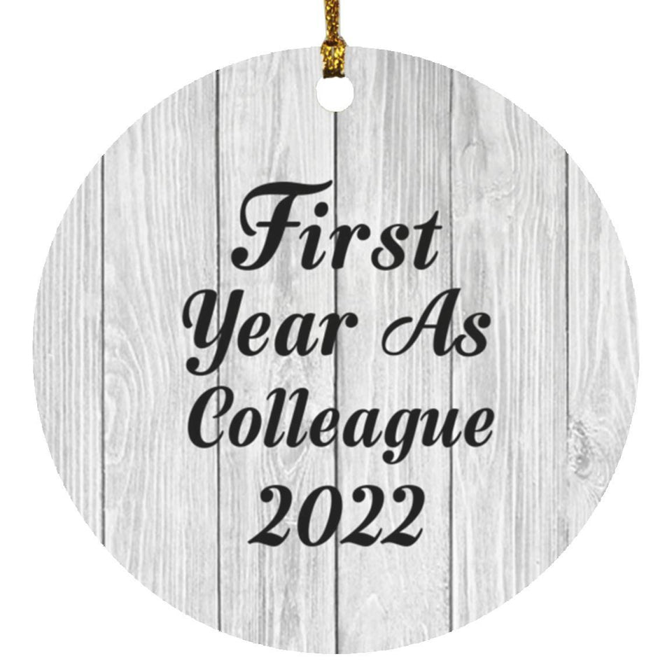 First Year As Colleague 2022 - Circle Ornament F