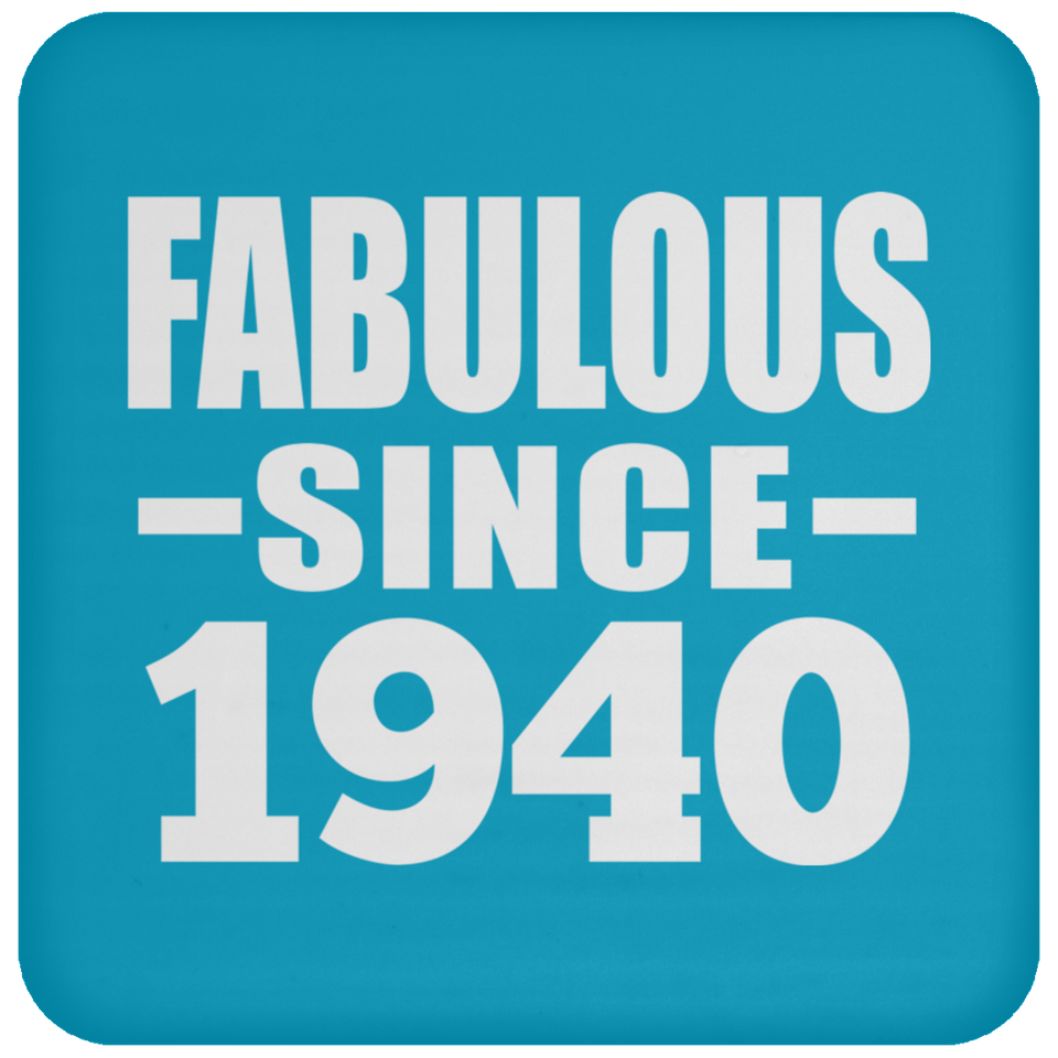84th Birthday Fabulous Since 1940 - Drink Coaster