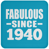 84th Birthday Fabulous Since 1940 - Drink Coaster