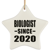 Biologist Since 2020 - Star Ornament