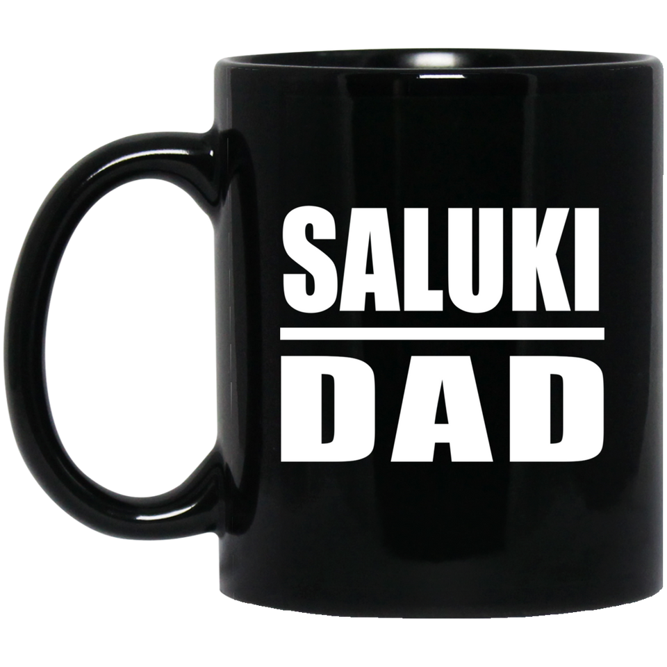 Saluki Dad - 11oz Coffee Mug Black