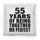 55th Anniversary 55 Years Of Being Mr Perfect - Throw Pillow