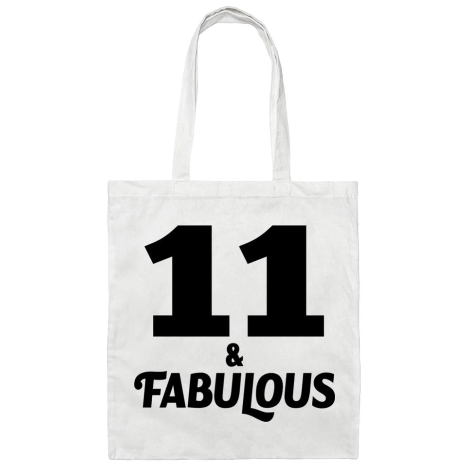 11th Birthday 11 & Fabulous - Tote Bag White