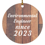 Environmental Engineer Since 2023 - Circle Ornament E