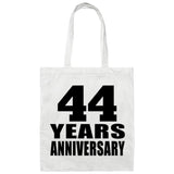 44th Anniversary 44 Years - Tote Bag White