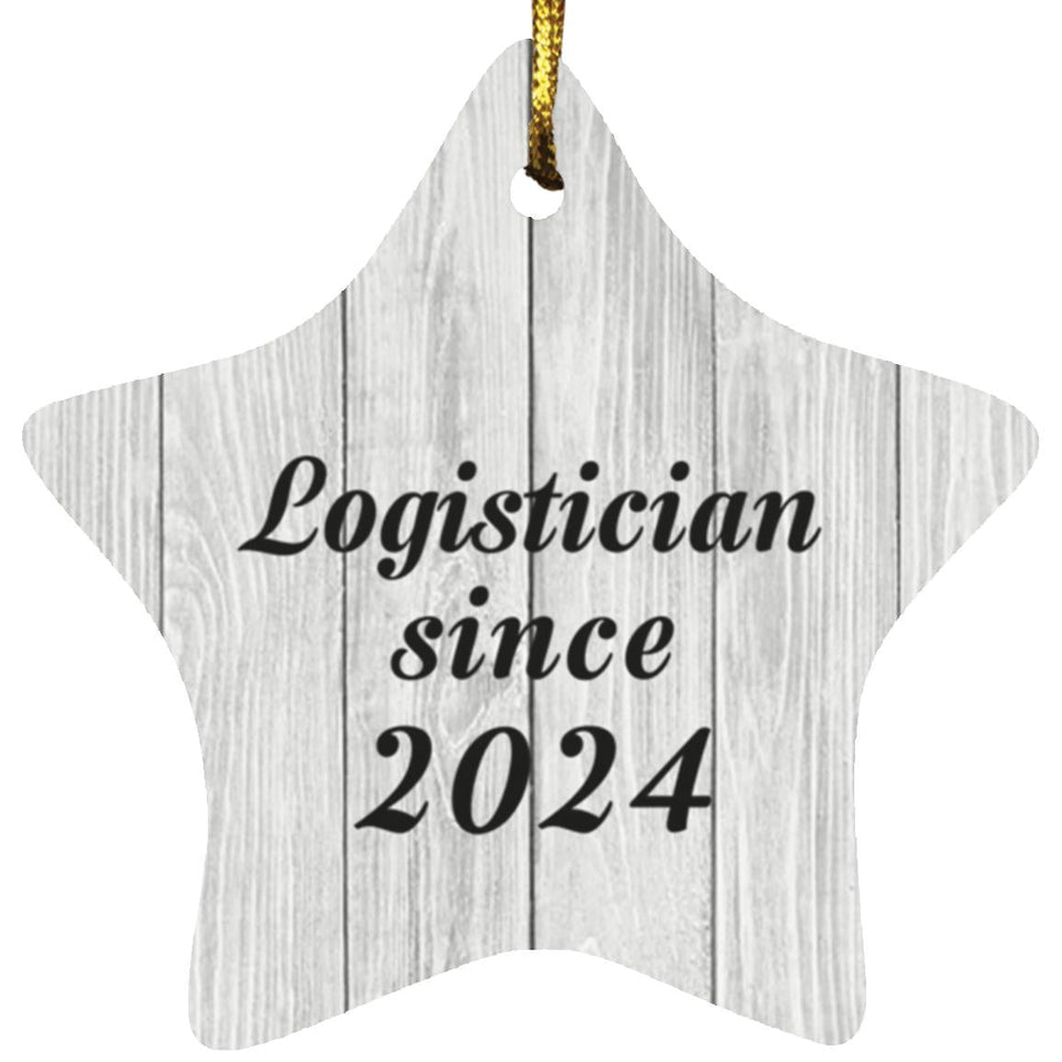 Logistician Since 2024 - Star Ornament F