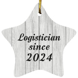 Logistician Since 2024 - Star Ornament F