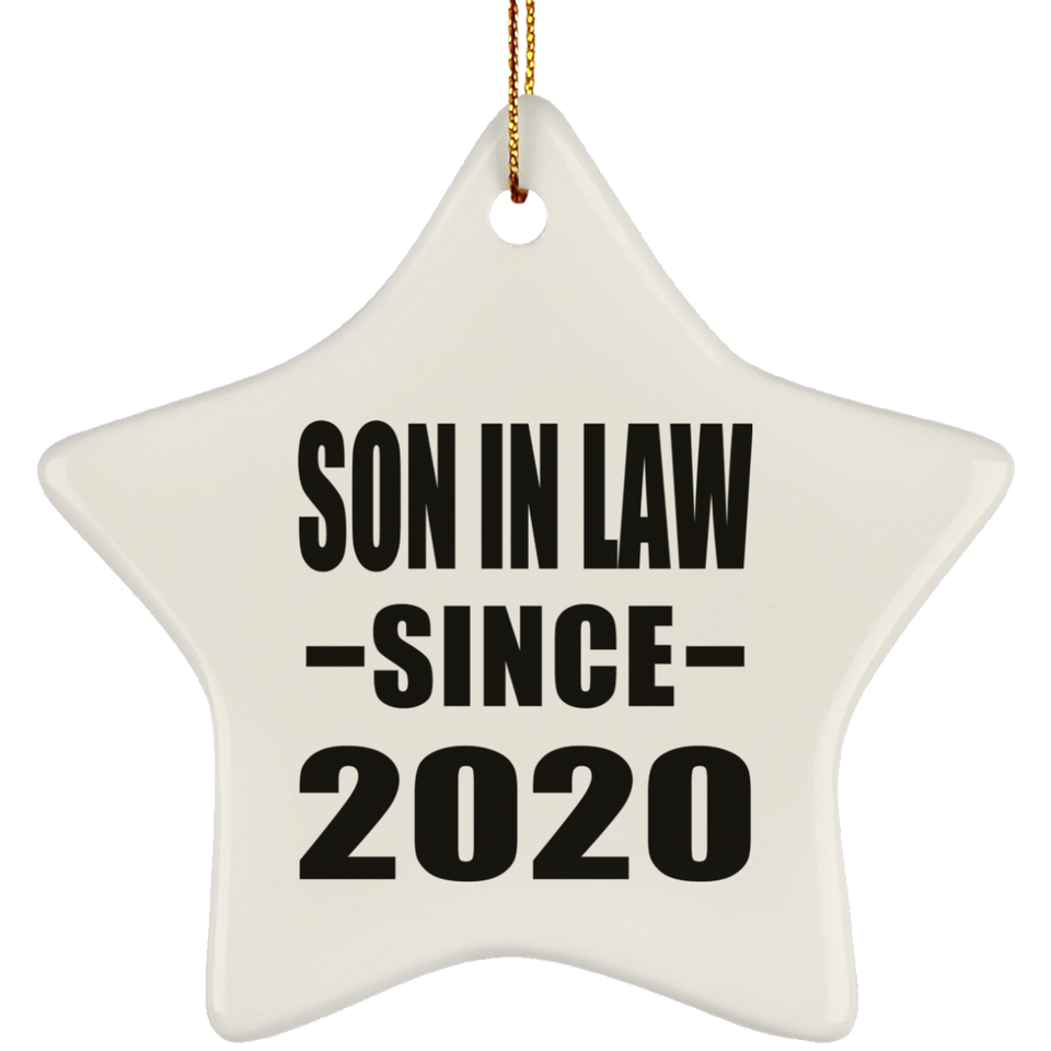 Son In Law Since 2020 - Star Ornament