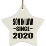 Son In Law Since 2020 - Star Ornament