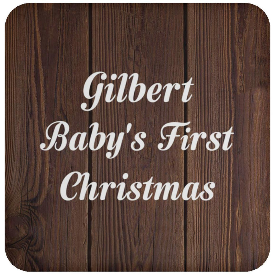 Gilbert Baby's First Christmas - Drink Coaster D