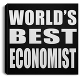 World's Best Economist - Canvas Square