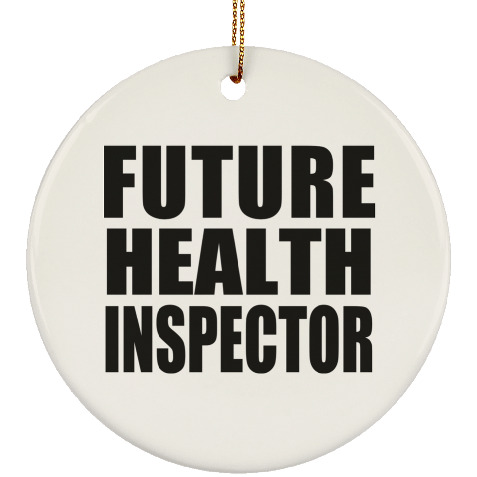 Future Health Inspector - Circle Ornament