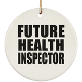 Future Health Inspector - Circle Ornament