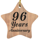 96th Anniversary 96 Years Anniversary - Star Ornament C