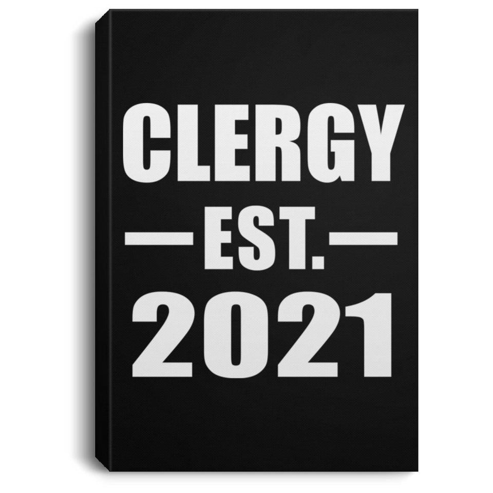 Clergy Established EST. 2021 - Canvas Portrait