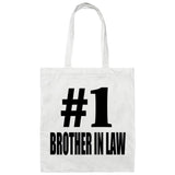 Number One #1 Brother In Law - Tote Bag White