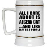 All I Care About Is Aegean Cat - Beer Stein
