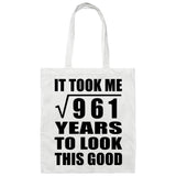 31st Birthday Took Square Root of 961 Years To Look Good - Tote Bag White