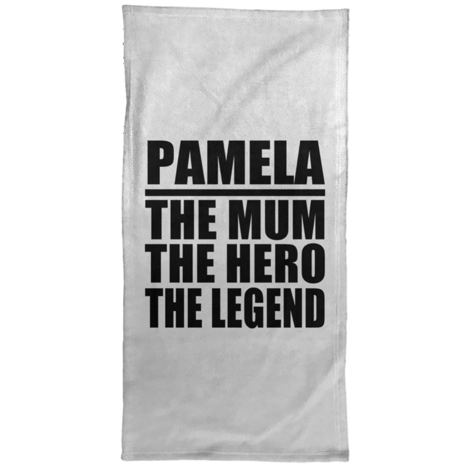 Pamela The Mum The Hero The Legend - Hand Towel