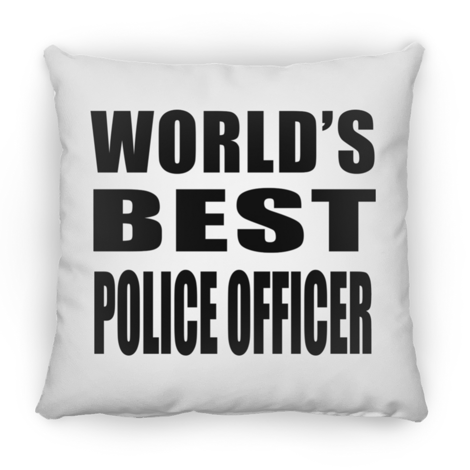World's Best Police Officer - Throw Pillow