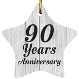 90th Anniversary 90 Years Anniversary - Star Ornament F