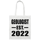 Geologist Established EST. 2022 - Tote Bag White