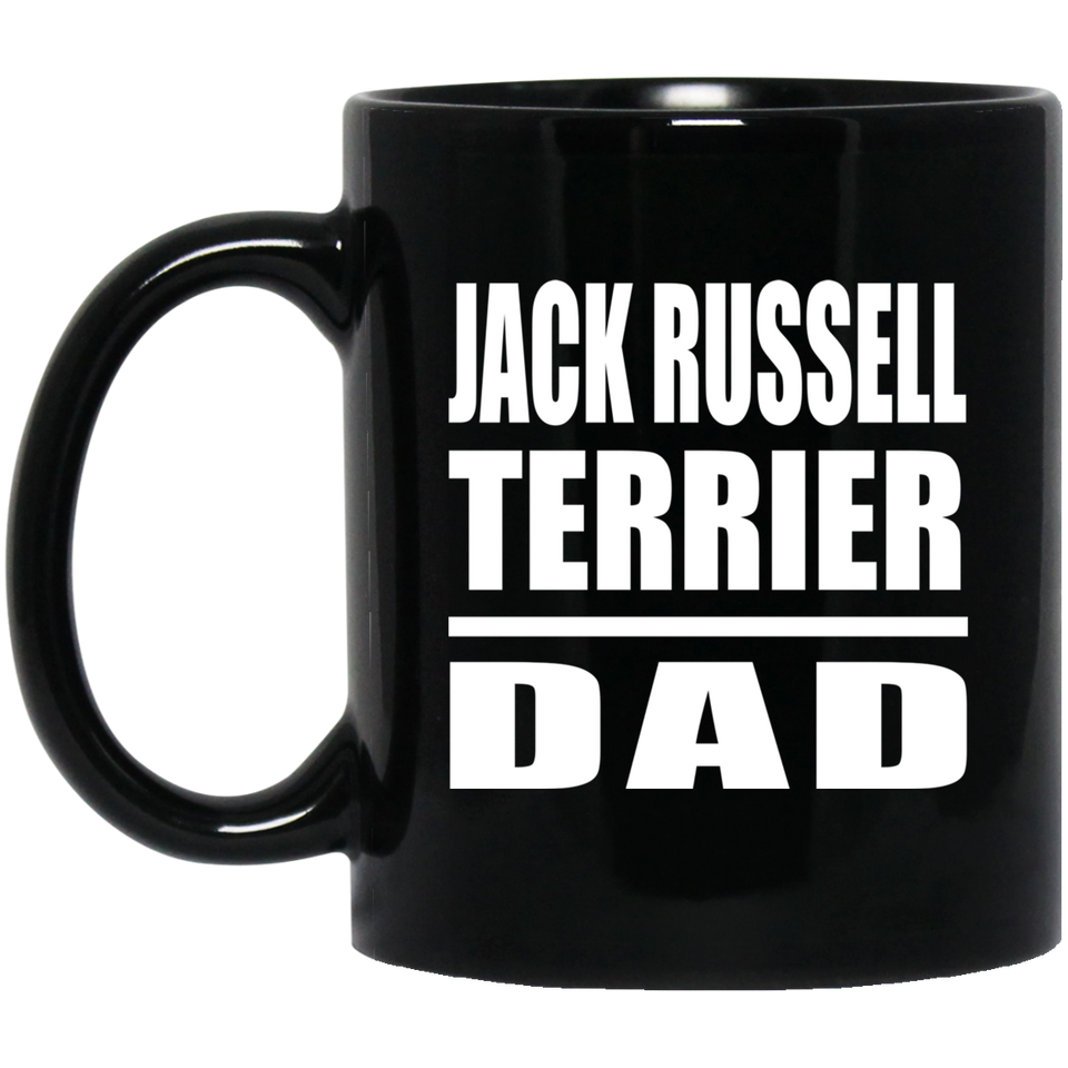 Jack Russell Terrier Dad - 11oz Coffee Mug Black