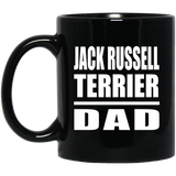 Jack Russell Terrier Dad - 11oz Coffee Mug Black