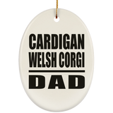 Cardigan Welsh Corgi Dad - Oval Ornament