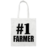 Number One #1 Farmer - Tote Bag White