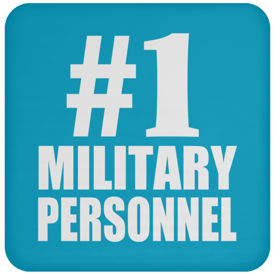 Number One #1 Military Personnel - Drink Coaster