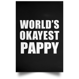 World's Okayest Pappy - Poster Portrait