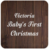 Victoria Baby's First Christmas - Drink Coaster D