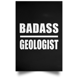 Badass Geologist - Poster Portrait