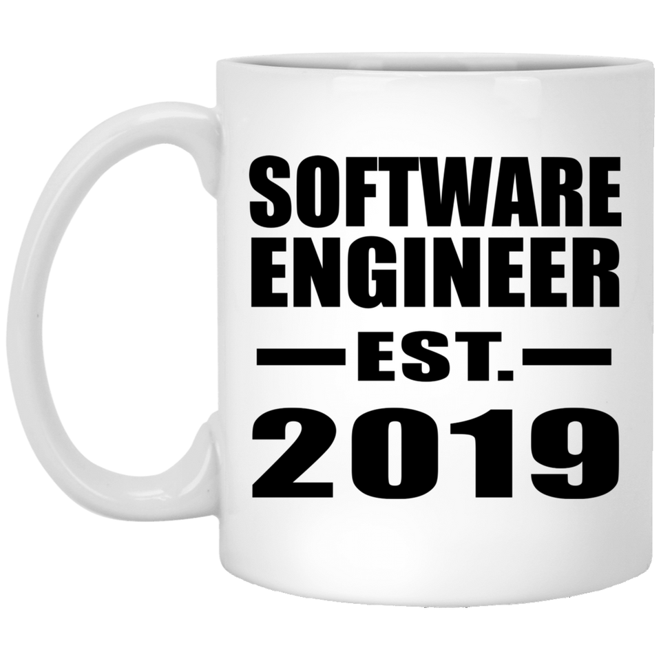 Software Engineer Established EST. 2019 - 11oz Coffee Mug