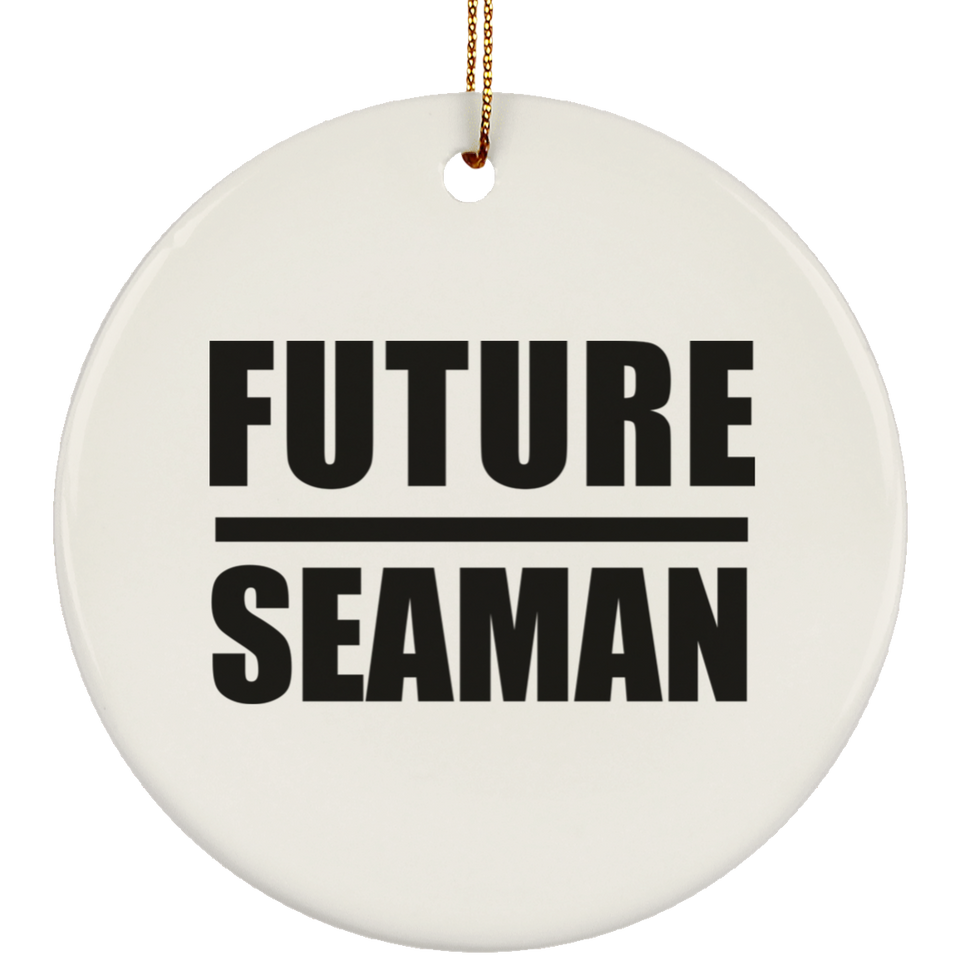 Future Seaman - Circle Ornament