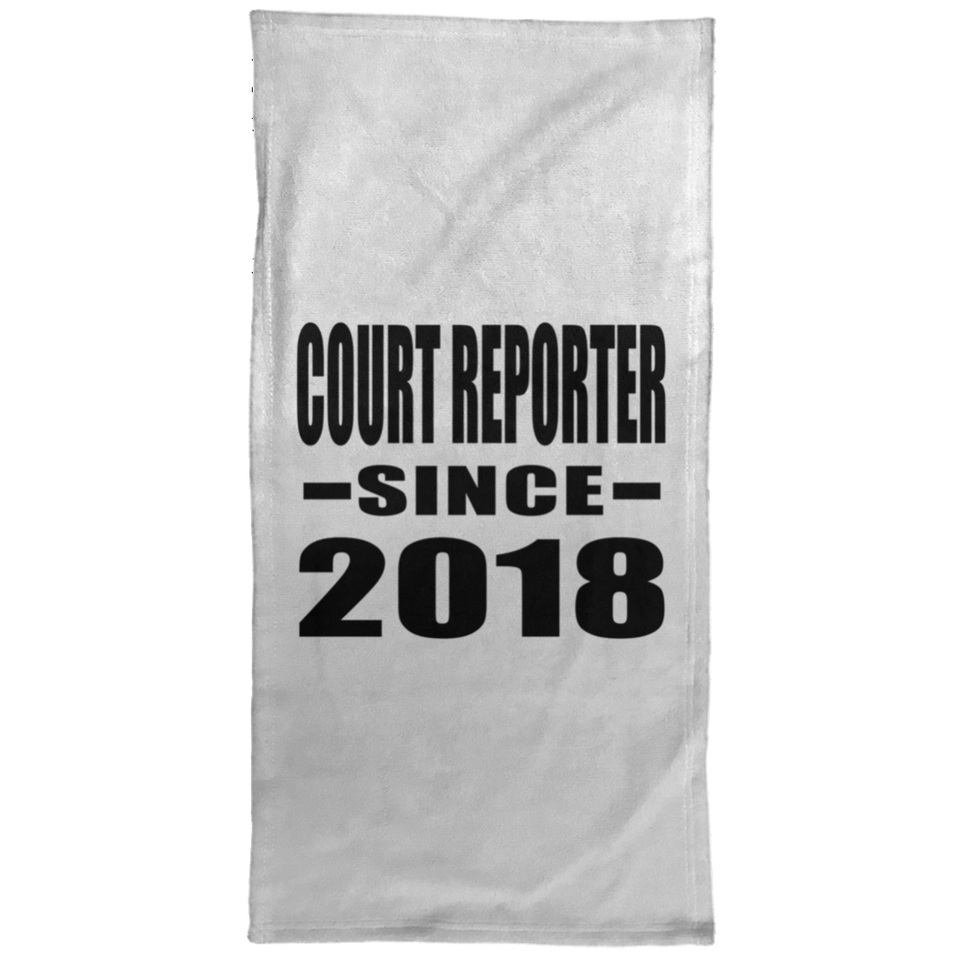 Court Reporter Since 2018 - Hand Towel