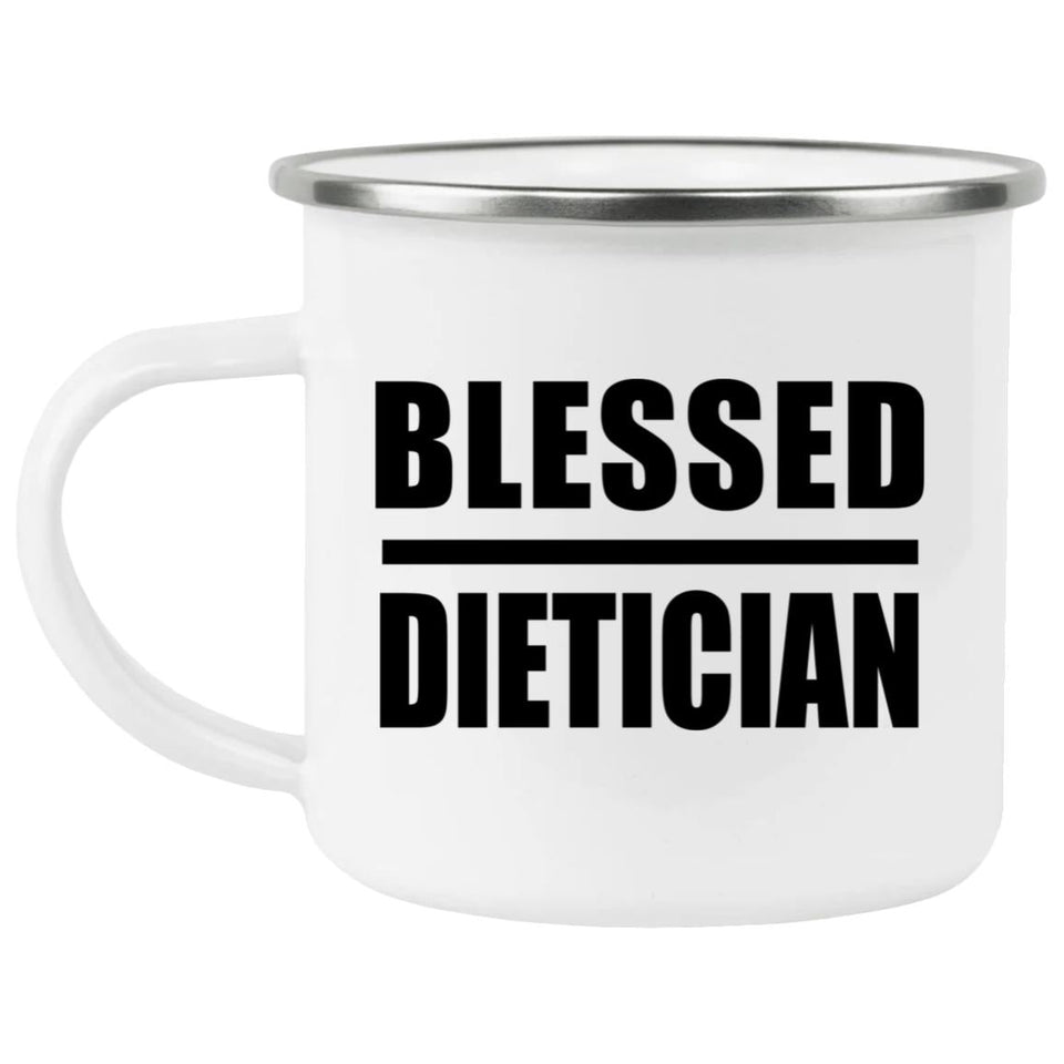 Blessed Dietician - 12oz Camping Mug