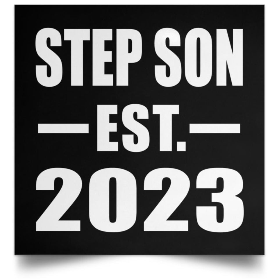 Step Son Established EST. 2023 - Poster Square