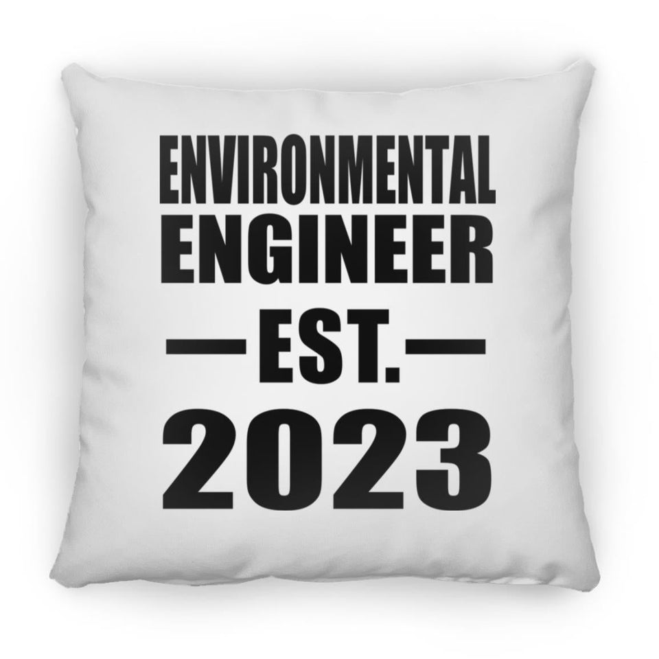Environmental Engineer Established EST. 2023 - Throw Pillow