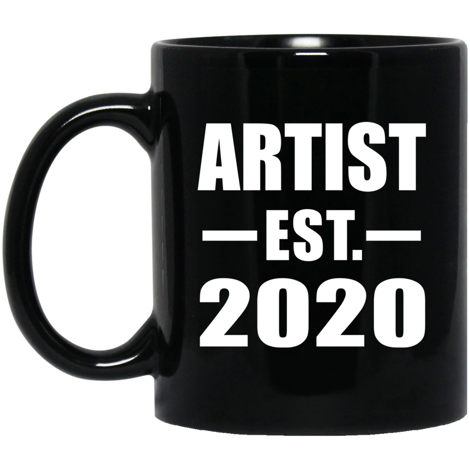 Artist Established EST. 2020 - 11oz Coffee Mug Black