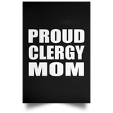 Proud Clergy Mom - Poster Portrait