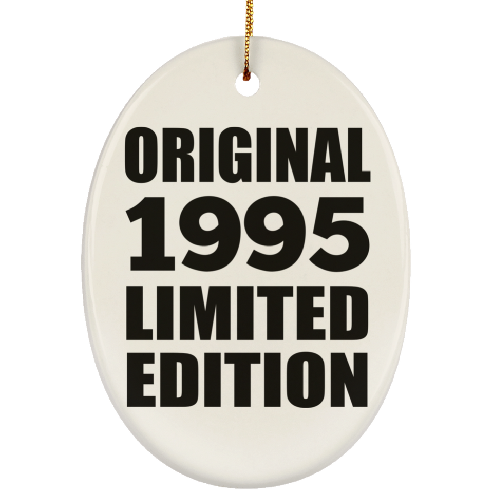 29th Birthday Original 1995 Limited Edition - Oval Ornament