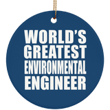 World's Greatest Environmental Engineer - Circle Ornament