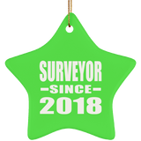 Surveyor Since 2018 - Star Ornament