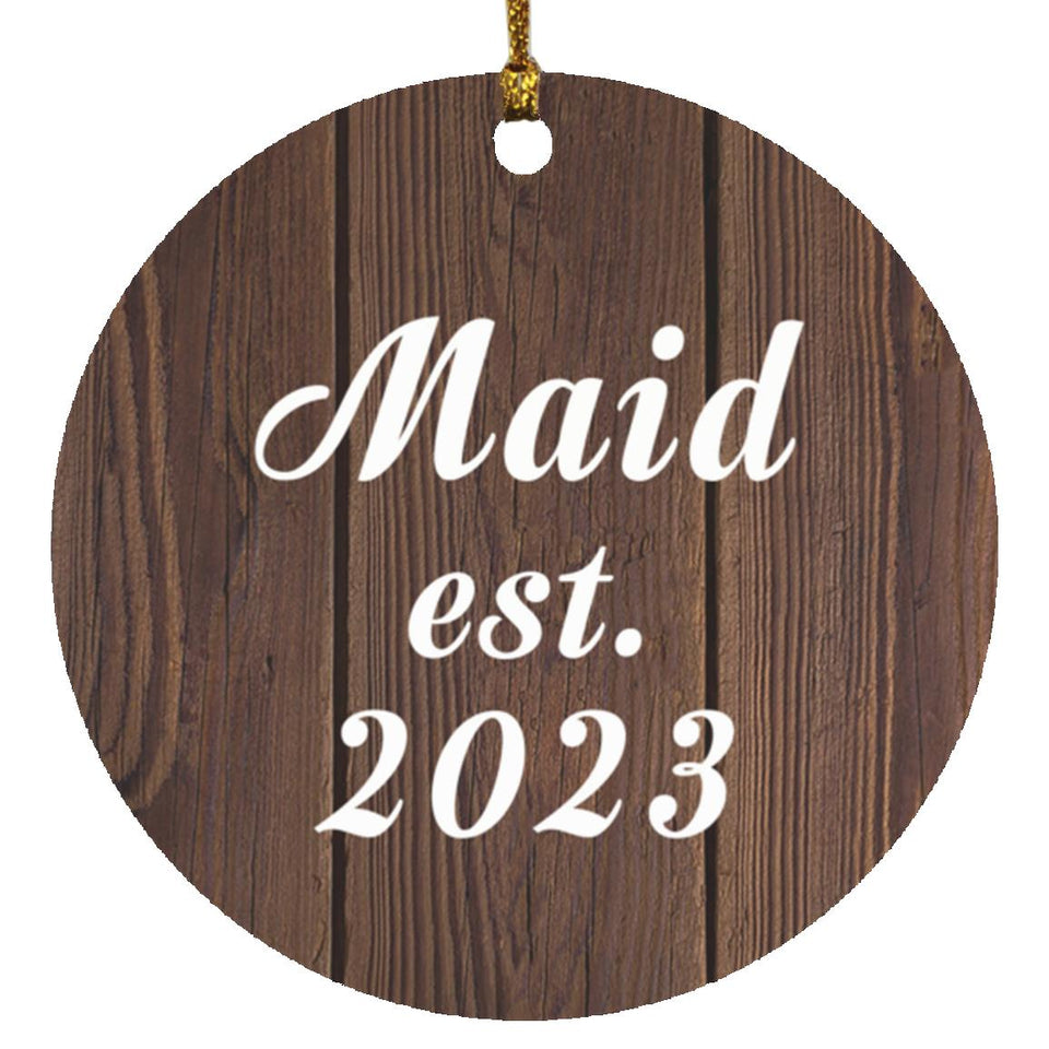 Maid Established Est. 2023 - Circle Ornament D