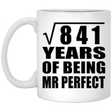 29th Anniversary Square Root of 841 Years of Mr Perfect - 11oz Coffee Mug